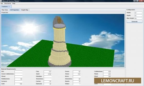 Minecraft Structure Planner [1.8]